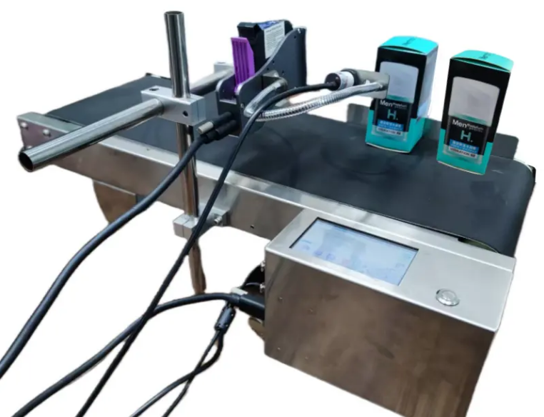 Conveying inkjet coding machine